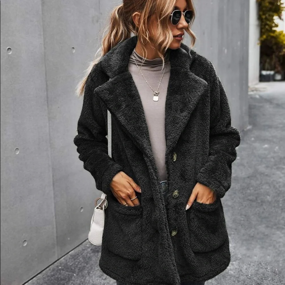 BellanBlue Black Teddy Jacket - Picture 1 of 7